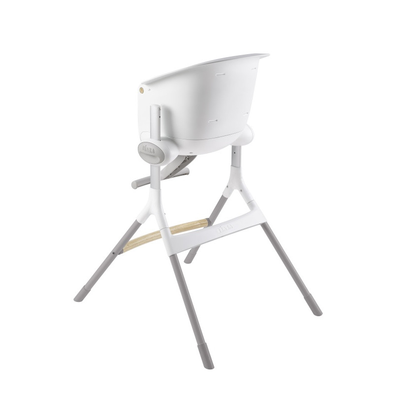 Chaise-haute Up & Down BEABA Grey/White