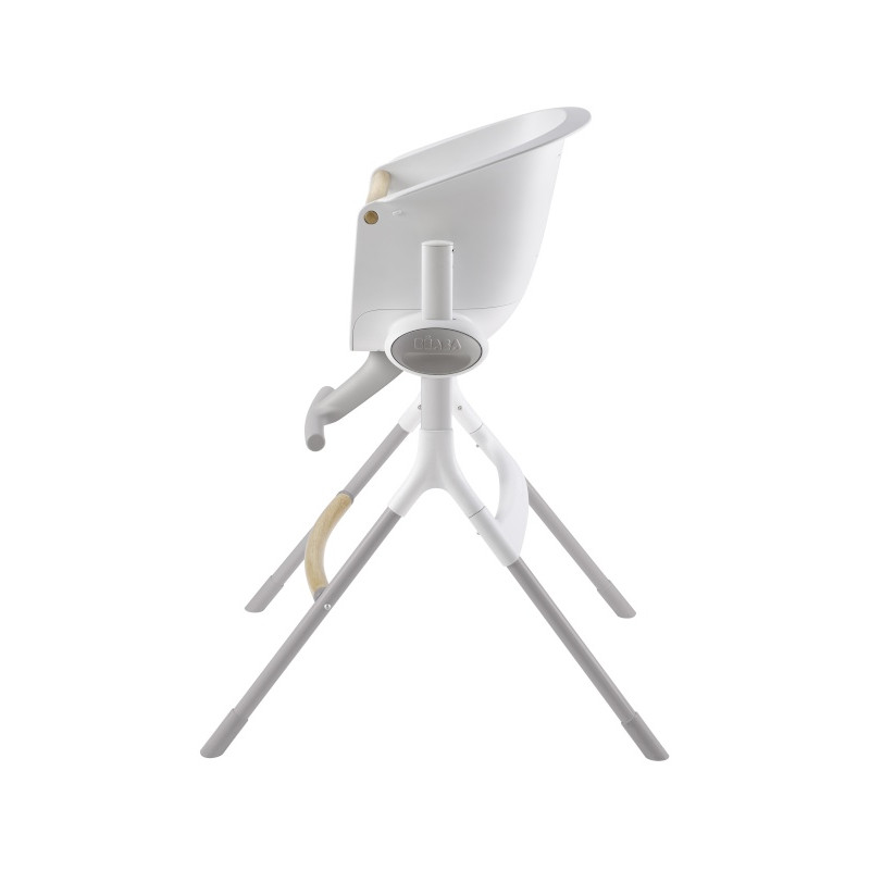 Chaise-haute Up & Down BEABA Grey/White