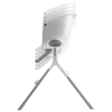 Chaise-haute Up & Down BEABA Grey/White