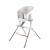 Chaise-haute Up & Down BEABA Grey/White