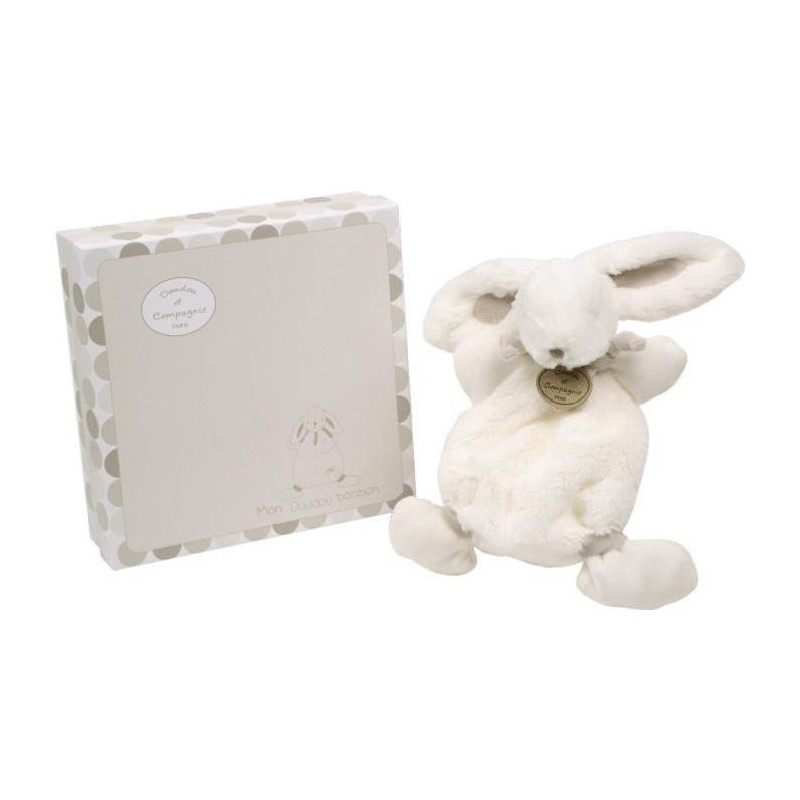 Doudou Lapin Bonbon DOUDOU ET COMPAGNIE Taupe