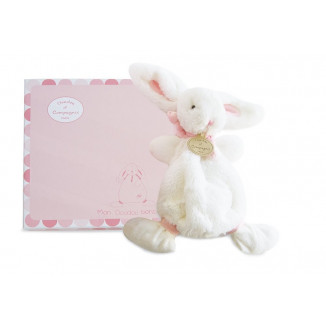 Doudou Lapin Bonbon DOUDOU ET COMPAGNIE Rose