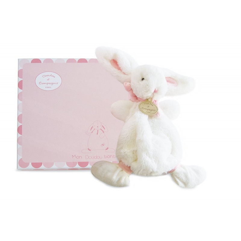 Doudou Lapin Bonbon DOUDOU ET COMPAGNIE Rose