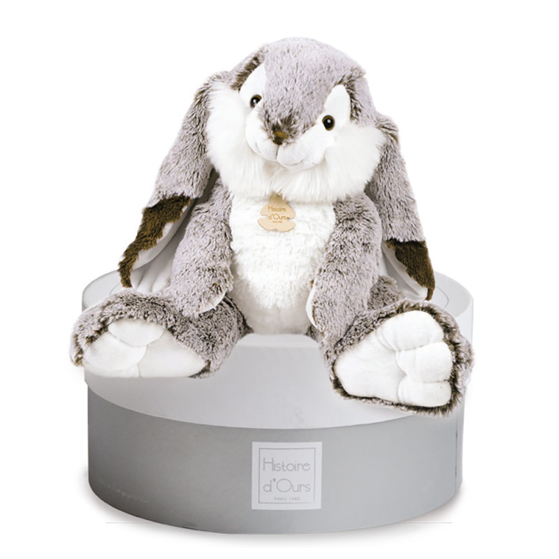 Peluche lapin Marius moyen modèle HISTOIRE D'OURS Les Z'animoos