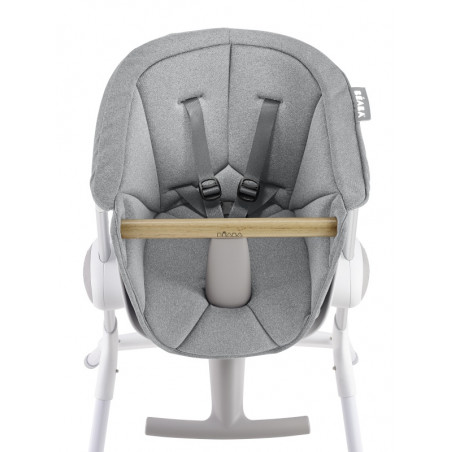 Assise textile chaise-haute Up & Down BEABA Grey