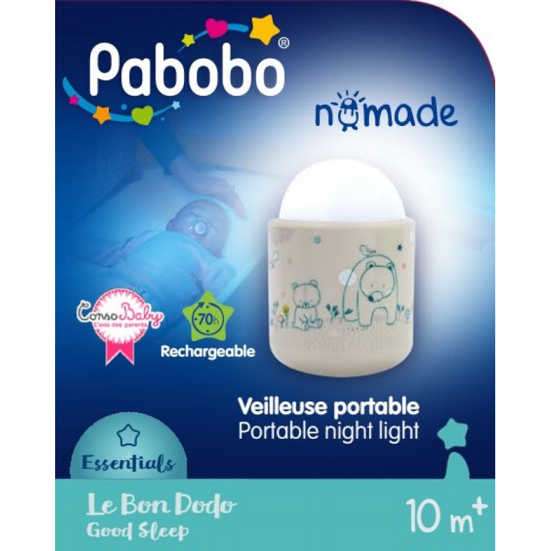 Veilleuse Nomade "Dans les bois" PABOBO Beige
