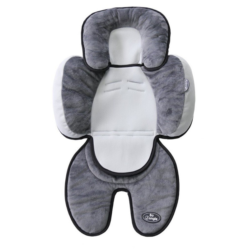 Coussin réducteur 3 en 1 BO JUNGLE Gris/Noir