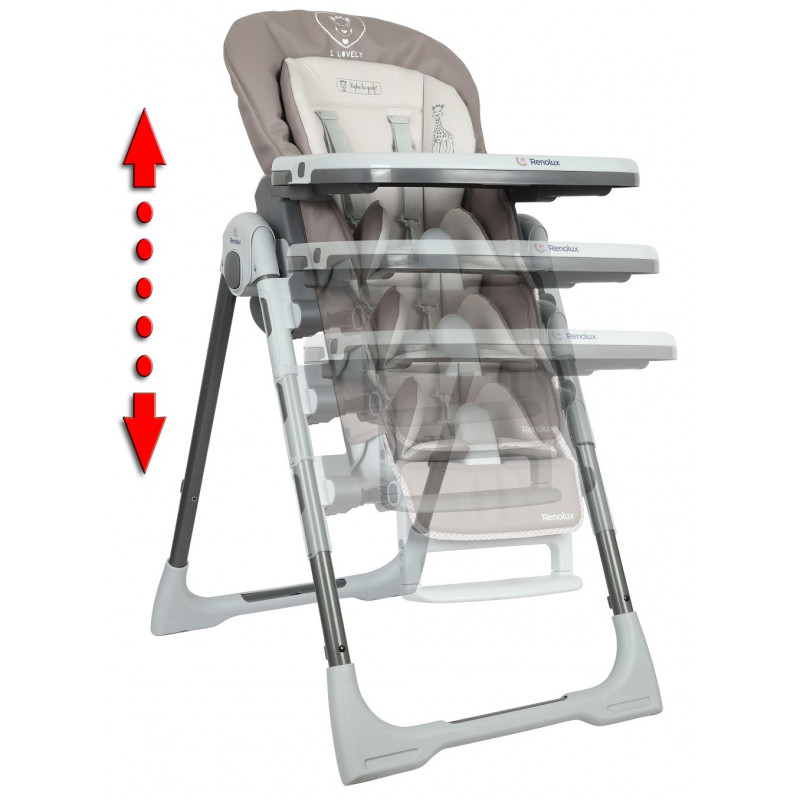 Chaise-haute Bébé Vision RENOLUX Sophie la girafe So Chic