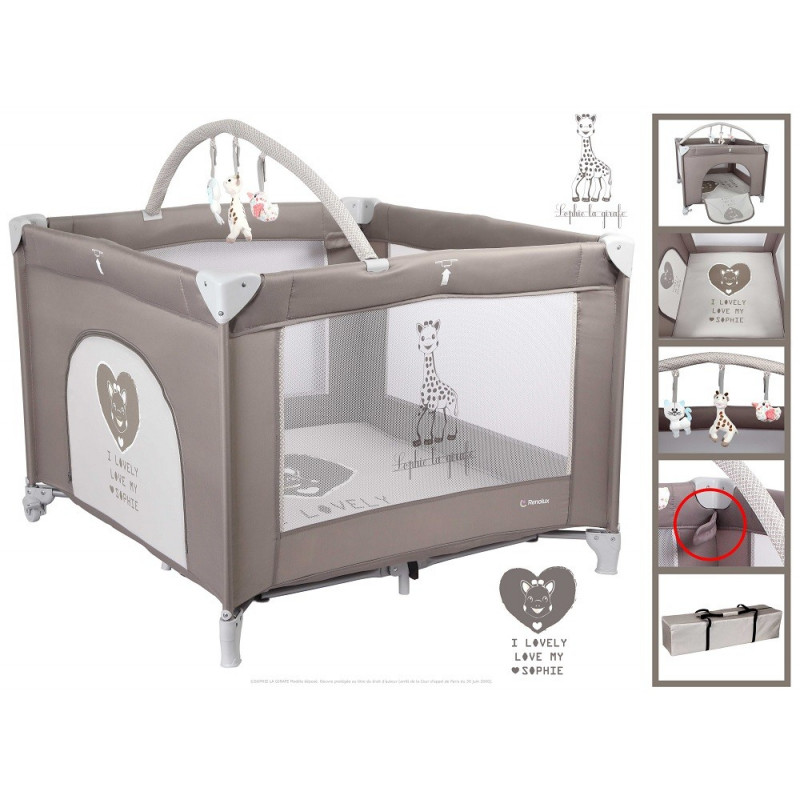 Parc pliant Prism Sophie la girafe RENOLUX So Chic