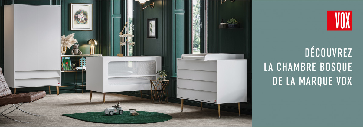 Chambre bébé Bosque New par Vox - Les meubles Made4Baby