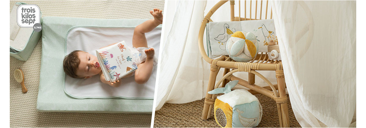 Le thème Au Large de Nova de Trois Kilos Sept, chez Made4baby