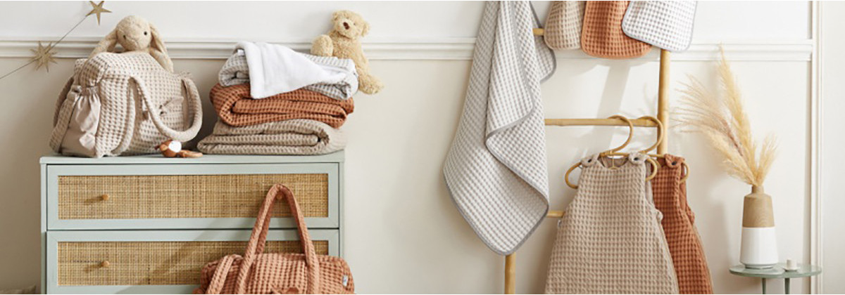 La collection Coton gaufré de BB&Co, chez Made4baby