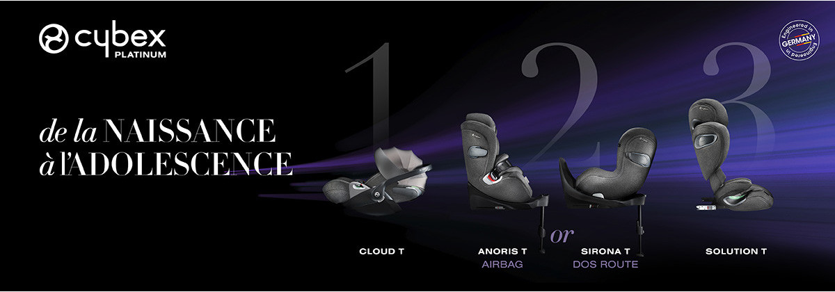 La gamme T, le Modular System rotatif par Cybex