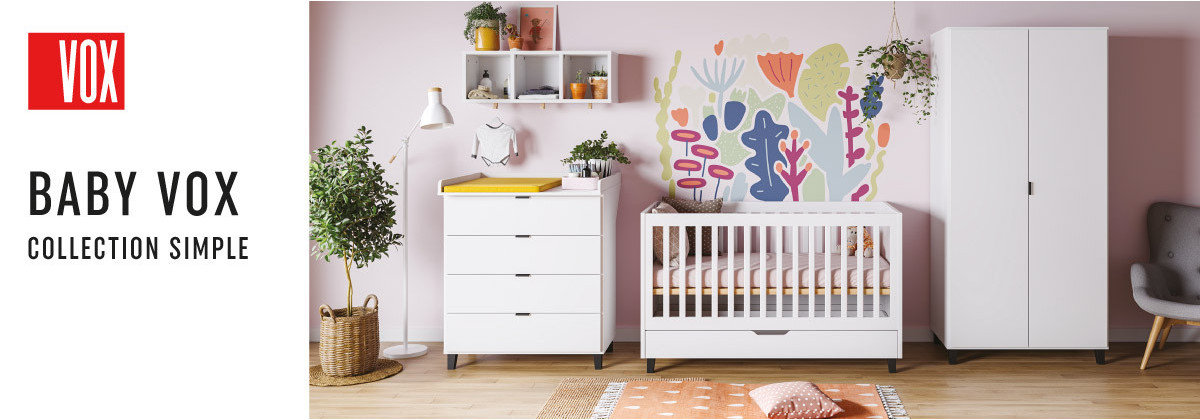 La chambre bébé Simple par Vox - Les meubles Made4Baby