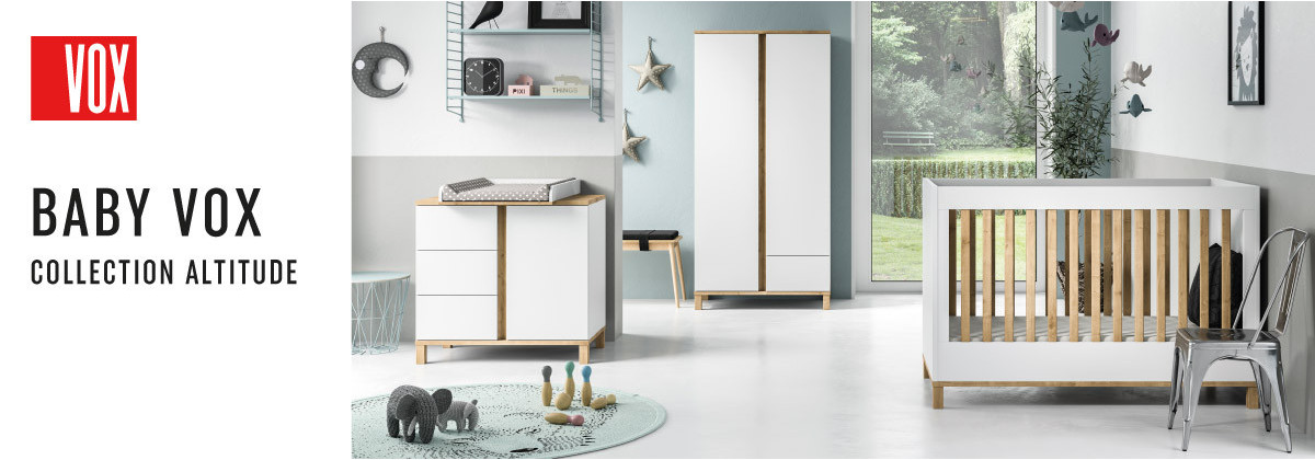 La chambre bébé Altitude par Vox - Les meubles Made4baby
