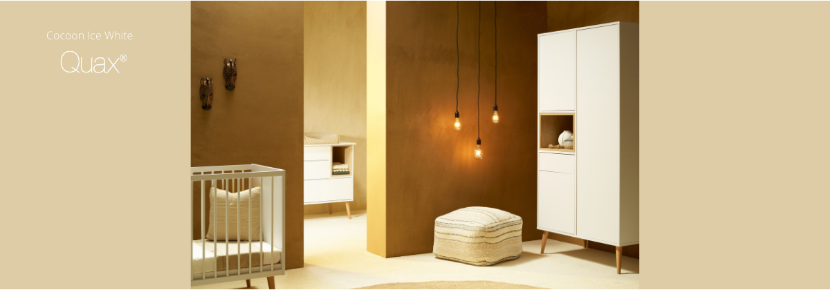 La chambre Cocoon Ice White par Quax - Les meubles Made4baby