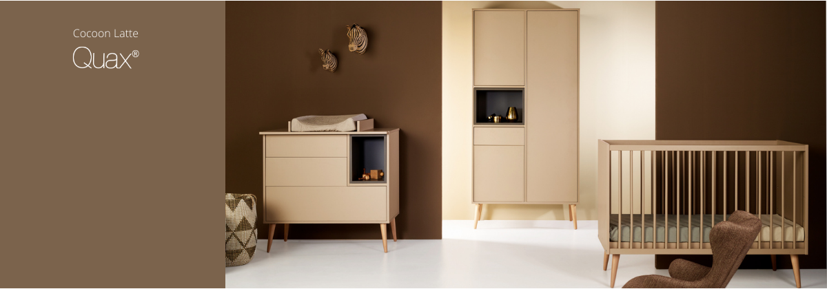 La chambre Cocoon Latte par Quax - Les meubles Made4baby