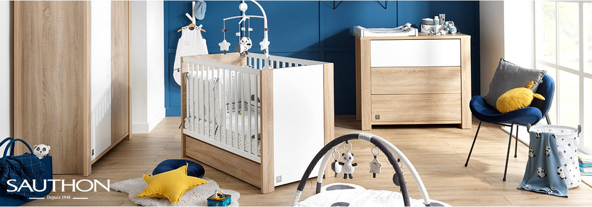 La chambre Antonin de Sauthon - Les meubles Made4baby