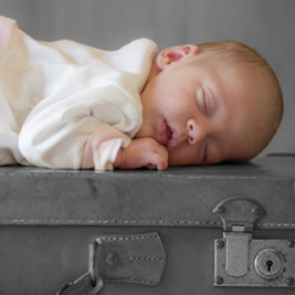 La valise de bébé